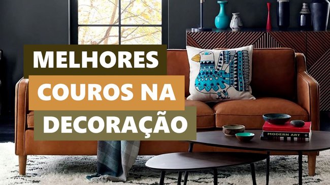 Melhores Ideias Couro na Decoração