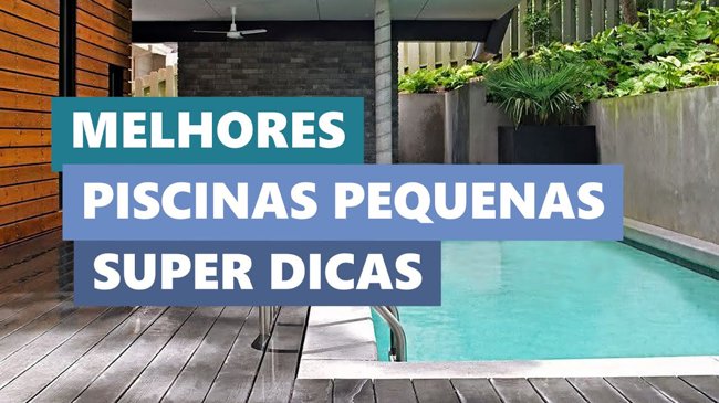 Melhores Ideias Piscinas Pequenas