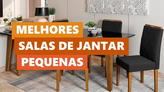 Melhores Ideias Salas de Jantar Pequenas