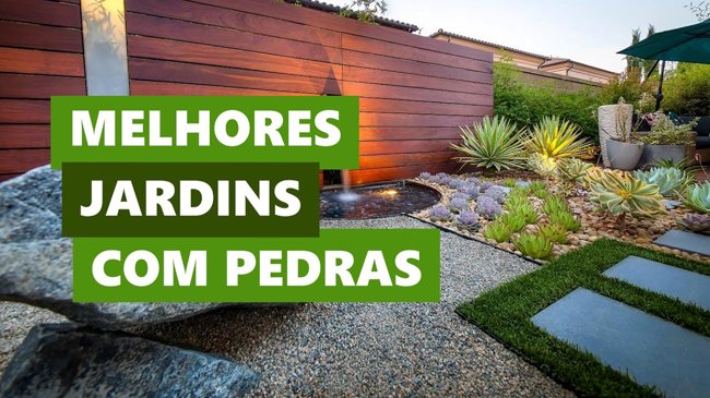 Melhores Ideias Jardim com Pedras