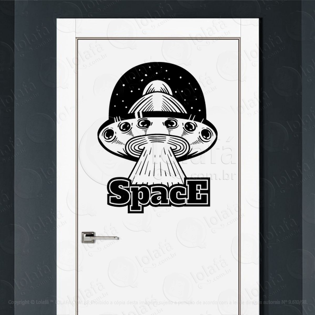 ovni do espaço adesivos alienígenas intergalácticos mod:12