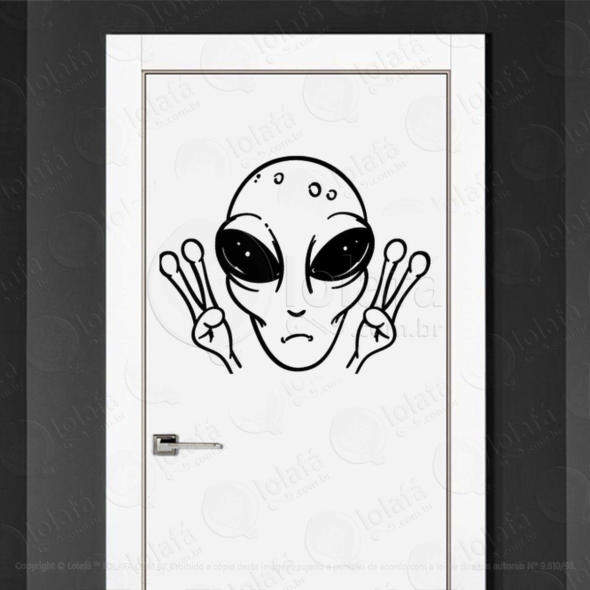 alien sideral adesivos alienígenas intergalácticos mod:24