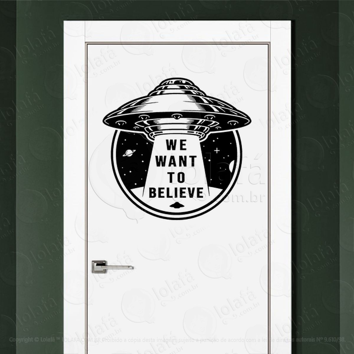 nós queremos acreditar adesivos alienígenas intergalácticos mod:33