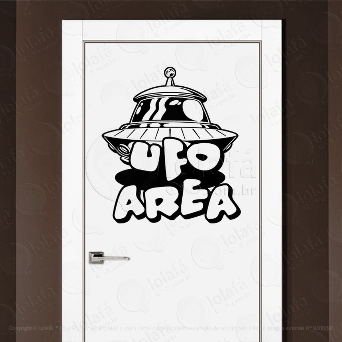 Área ufo ovni adesivos alienígenas intergalácticos mod:40