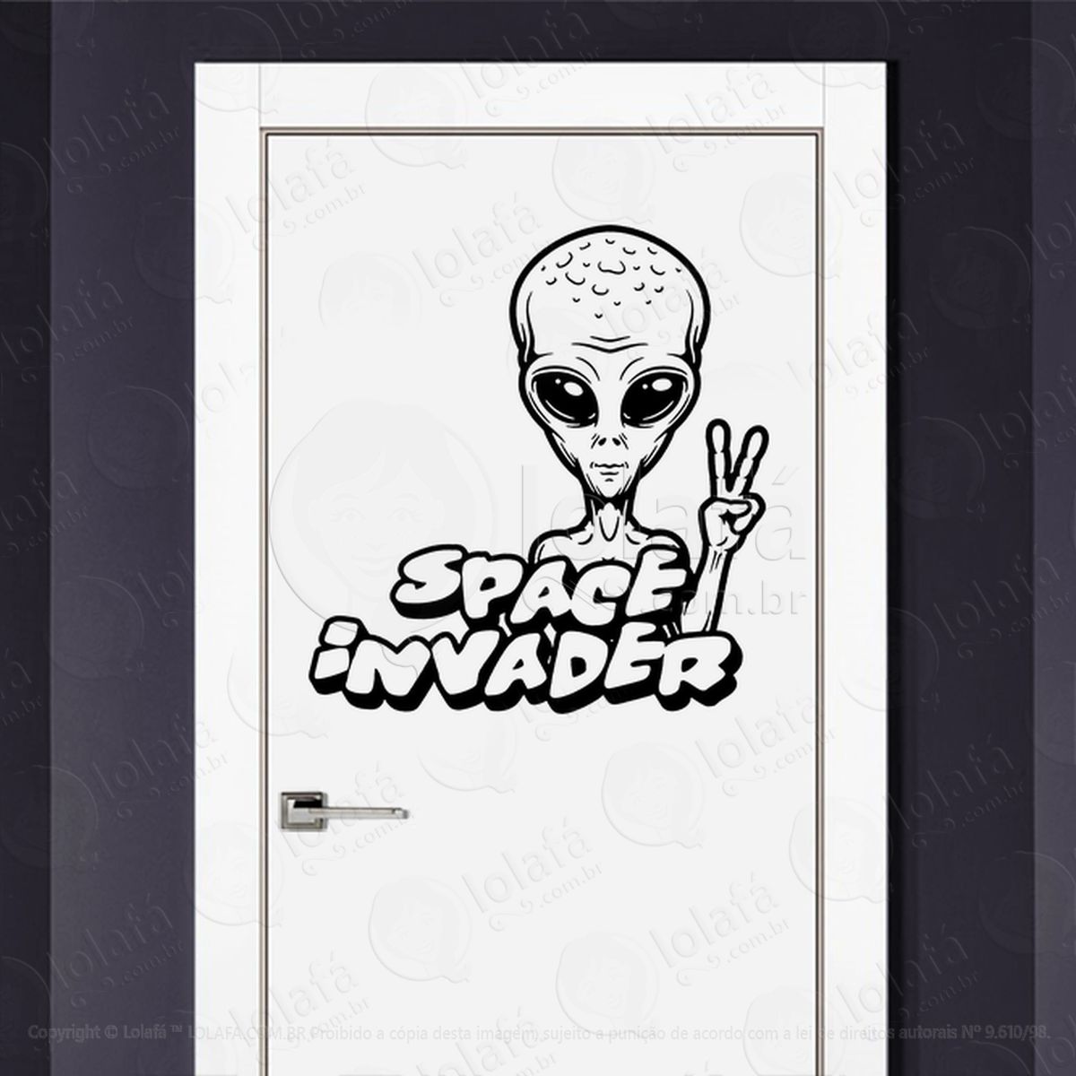 invasor espacial adesivos alienígenas intergalácticos mod:41