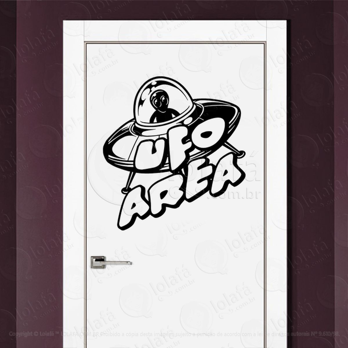 Área ufo ovni adesivos alienígenas intergalácticos mod:42