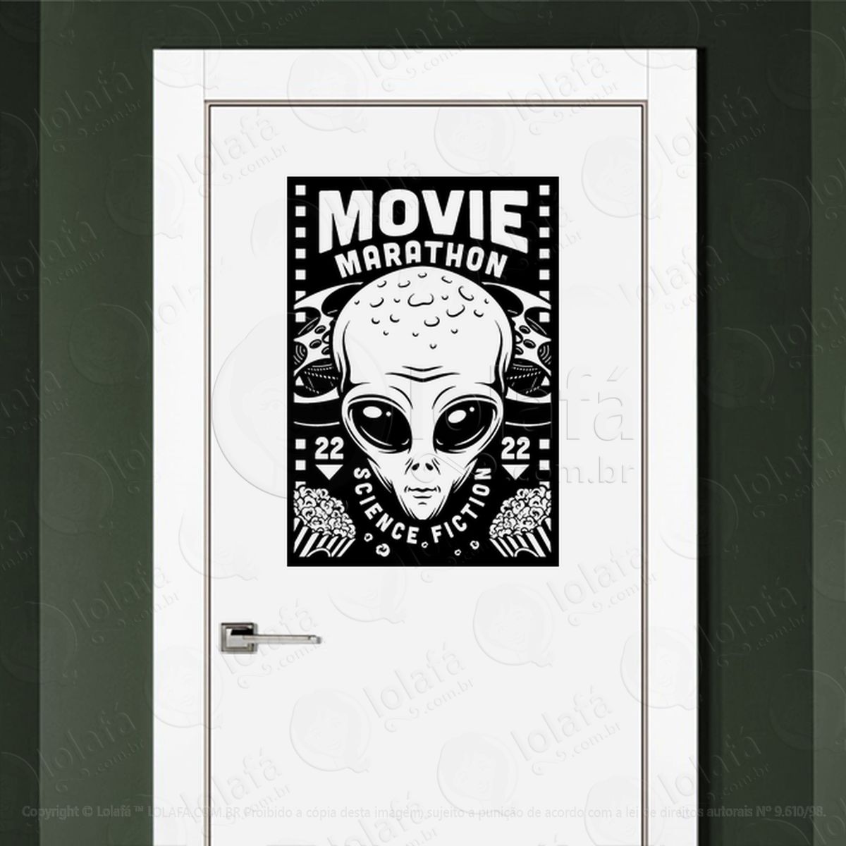 maratona de filmes ficção científica adesivos alienígenas intergalácticos mod:52