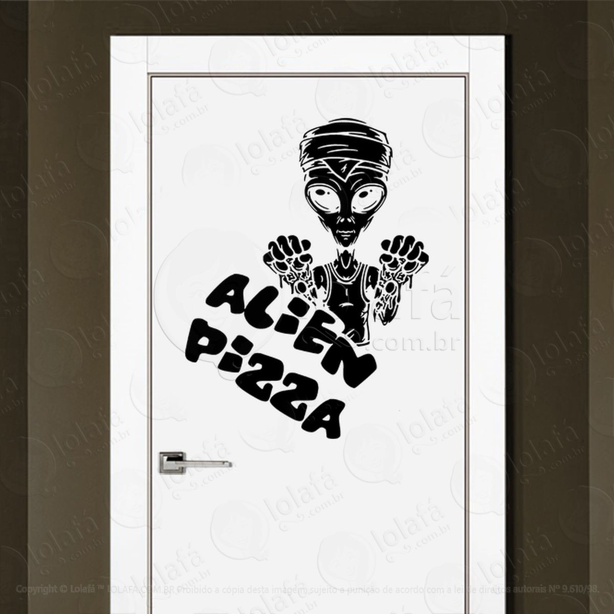 alien pizza adesivos alienígenas intergalácticos mod:55