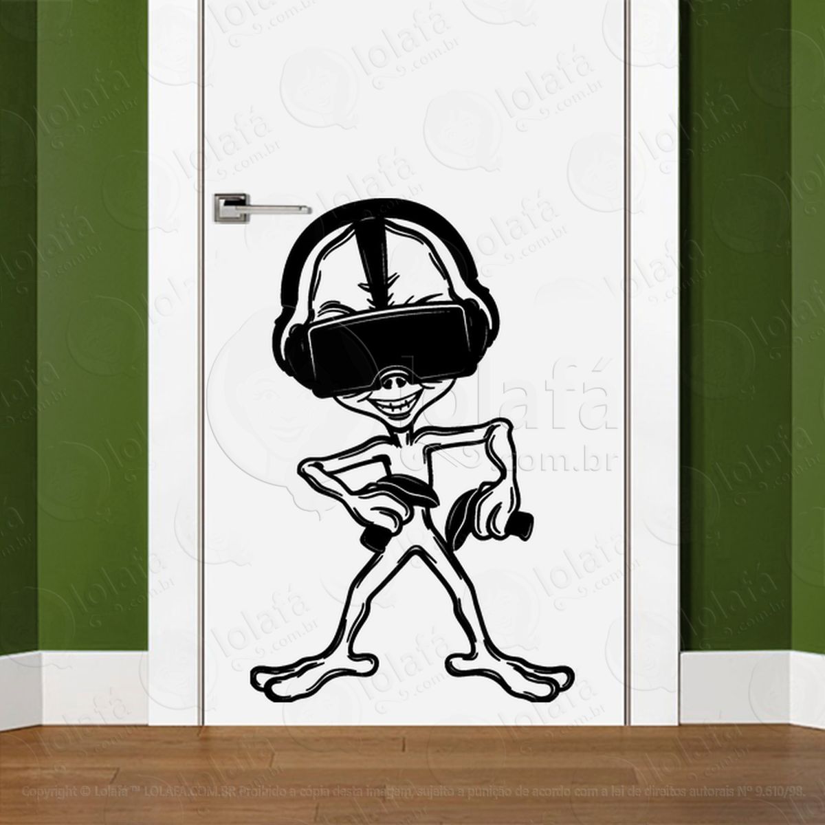 habitante da realidade virtual adesivos alienígenas intergalácticos mod:64