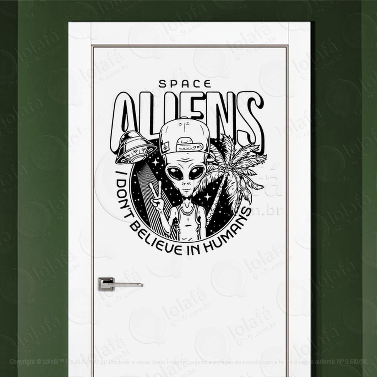 alienígenas espaciais eu não acredito em humanos adesivos alienígenas intergalácticos mod:84