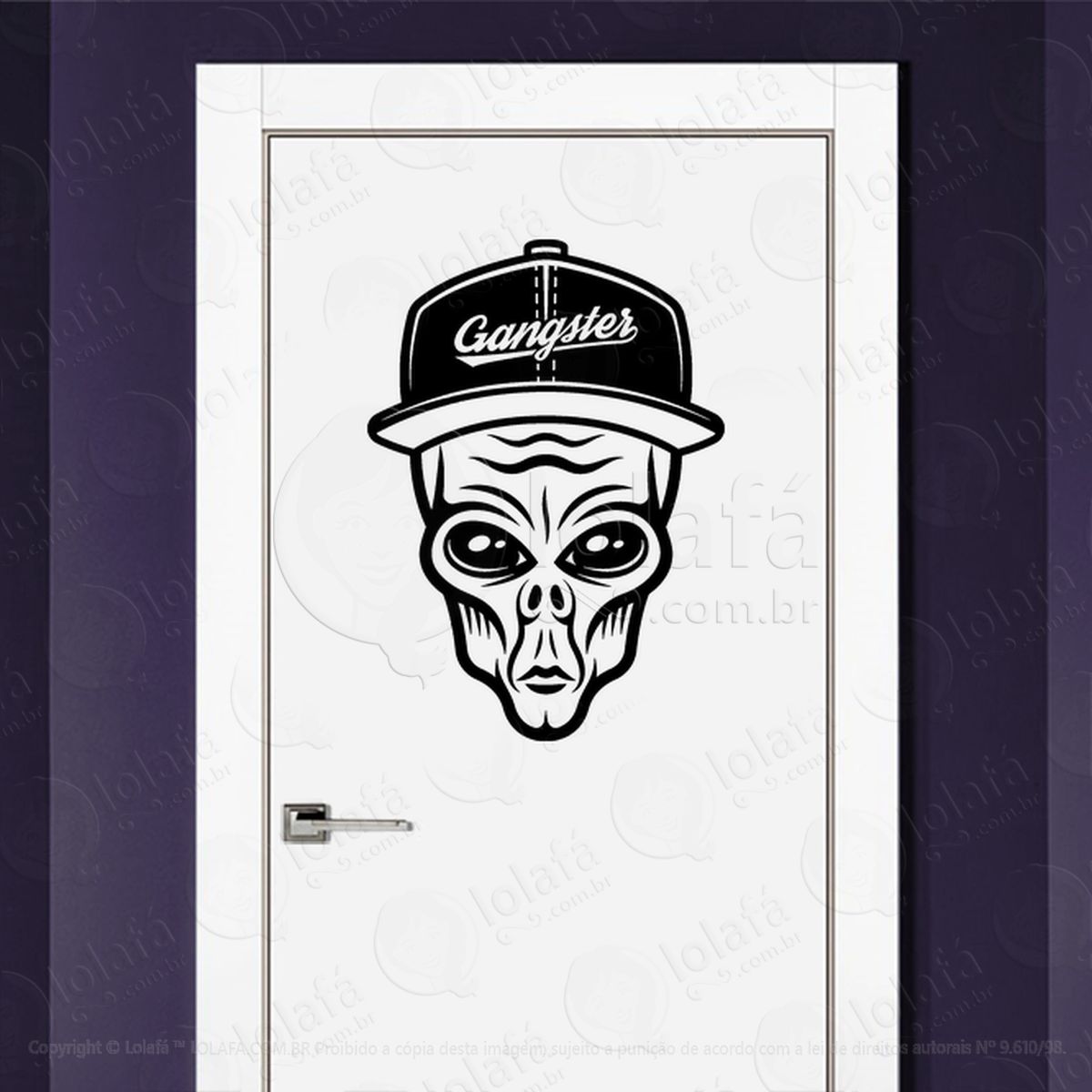 alien gangster adesivos alienígenas intergalácticos mod:85