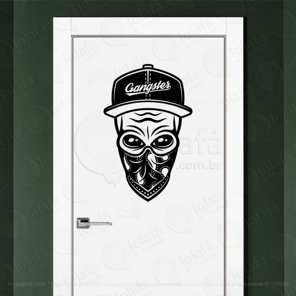 alien gangster adesivos alienígenas intergalácticos mod:86