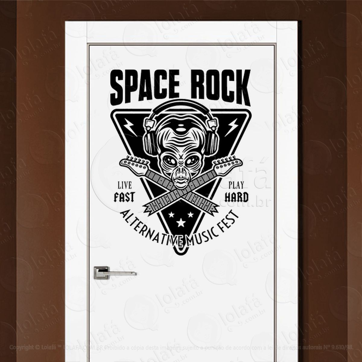 rock espacial festival de música alternativa adesivos alienígenas intergalácticos mod:96