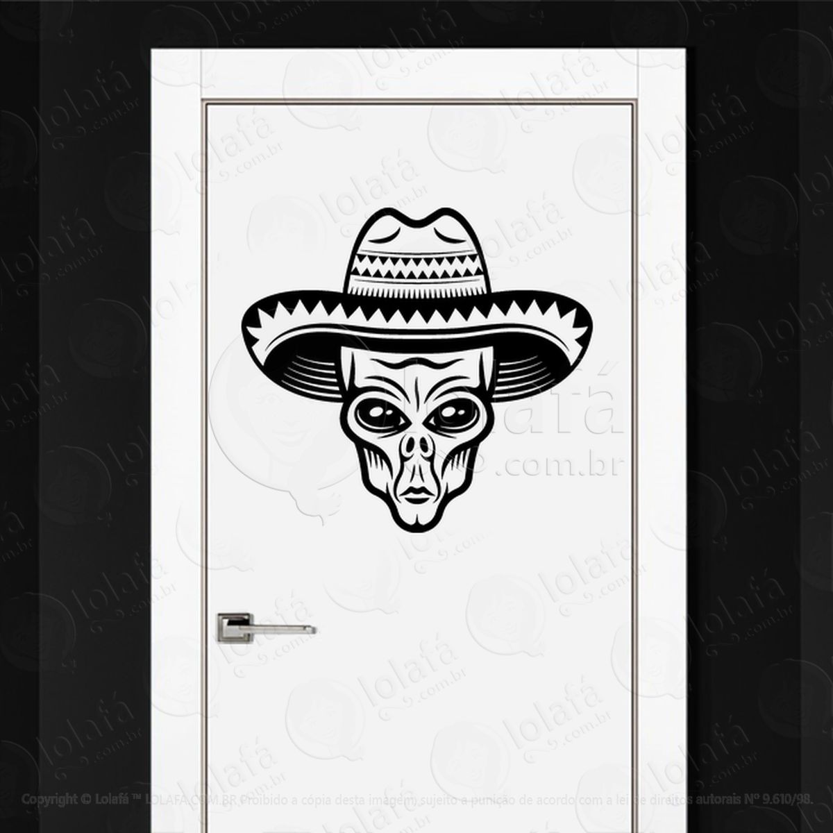 alienígena mexicano adesivos alienígenas intergalácticos mod:100