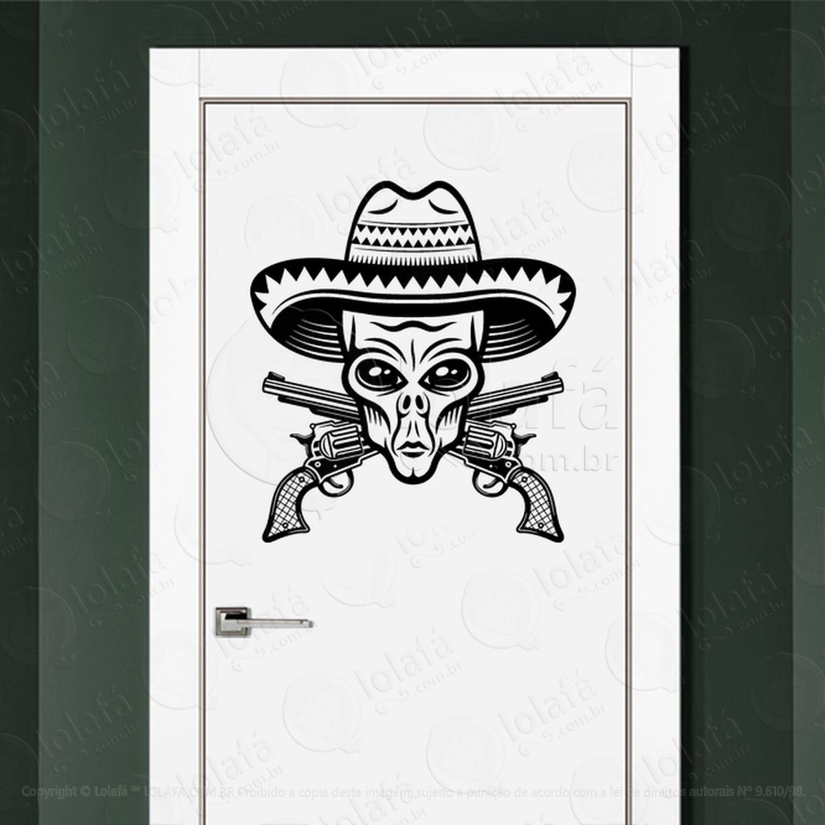 alien mexicano adesivos alienígenas intergalácticos mod:101
