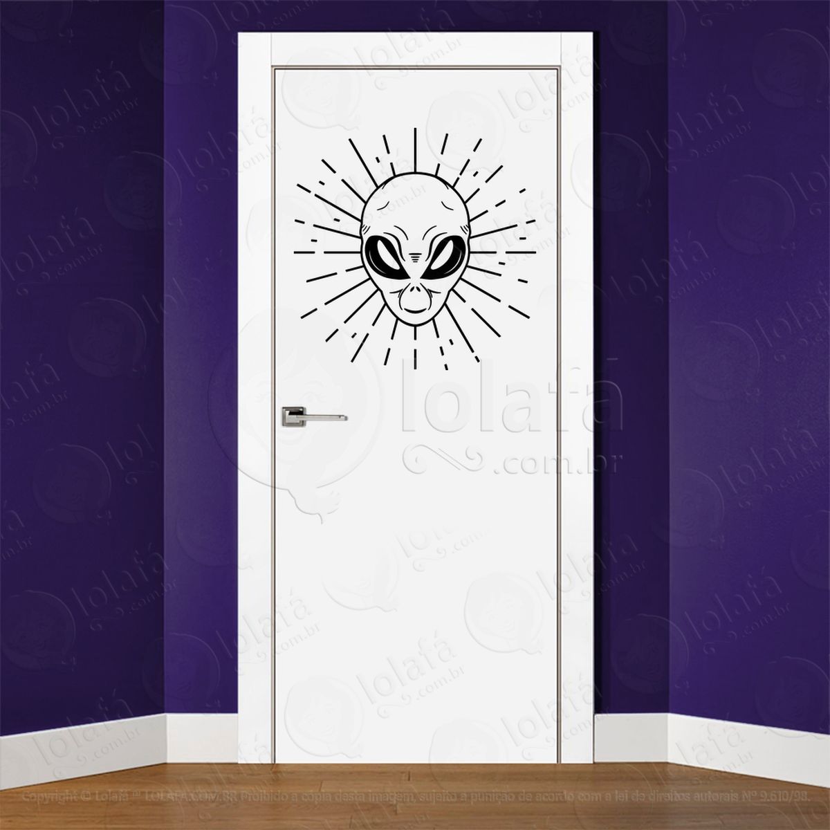 adesivo d alien 000121 2