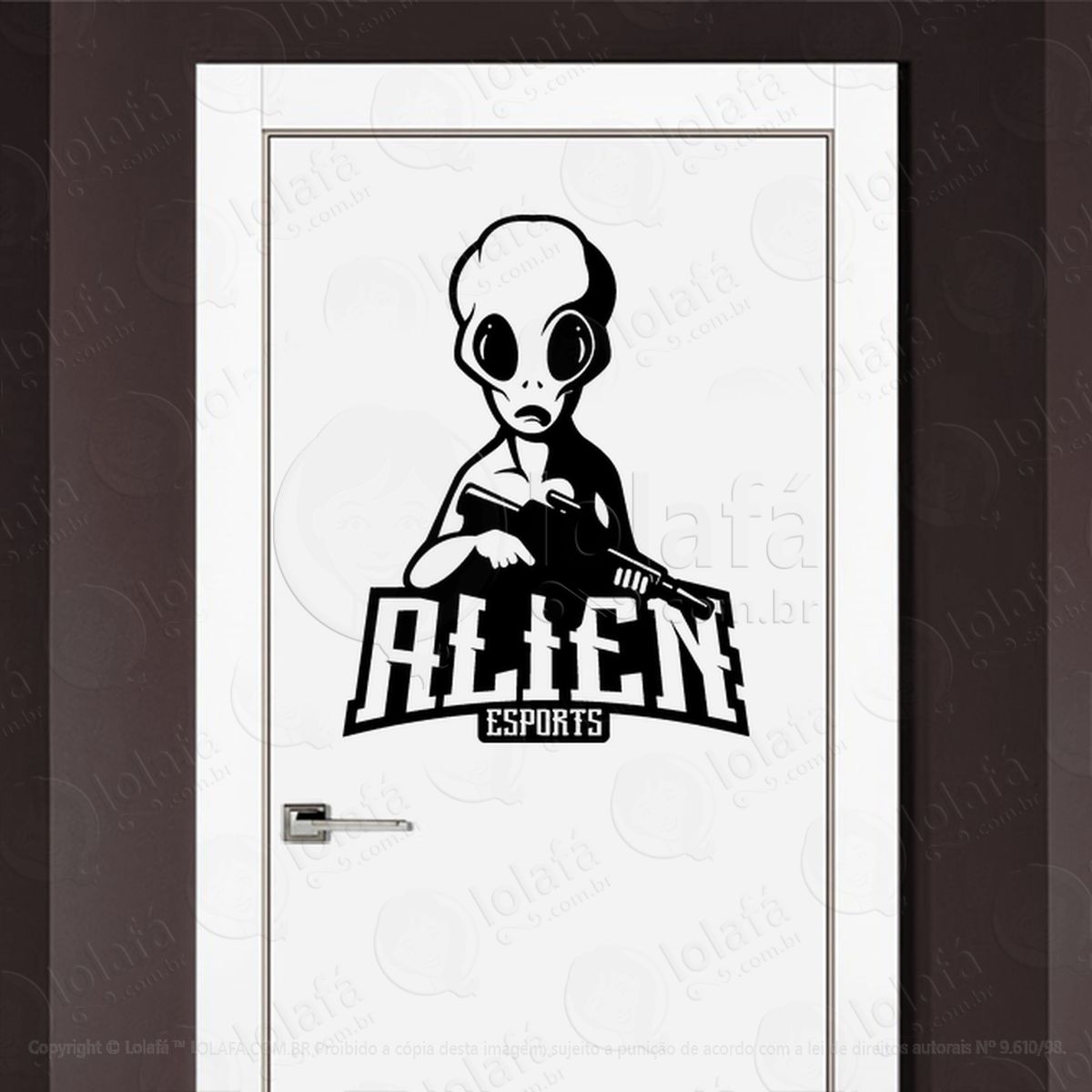 alien esports adesivos alienígenas intergalácticos mod:132