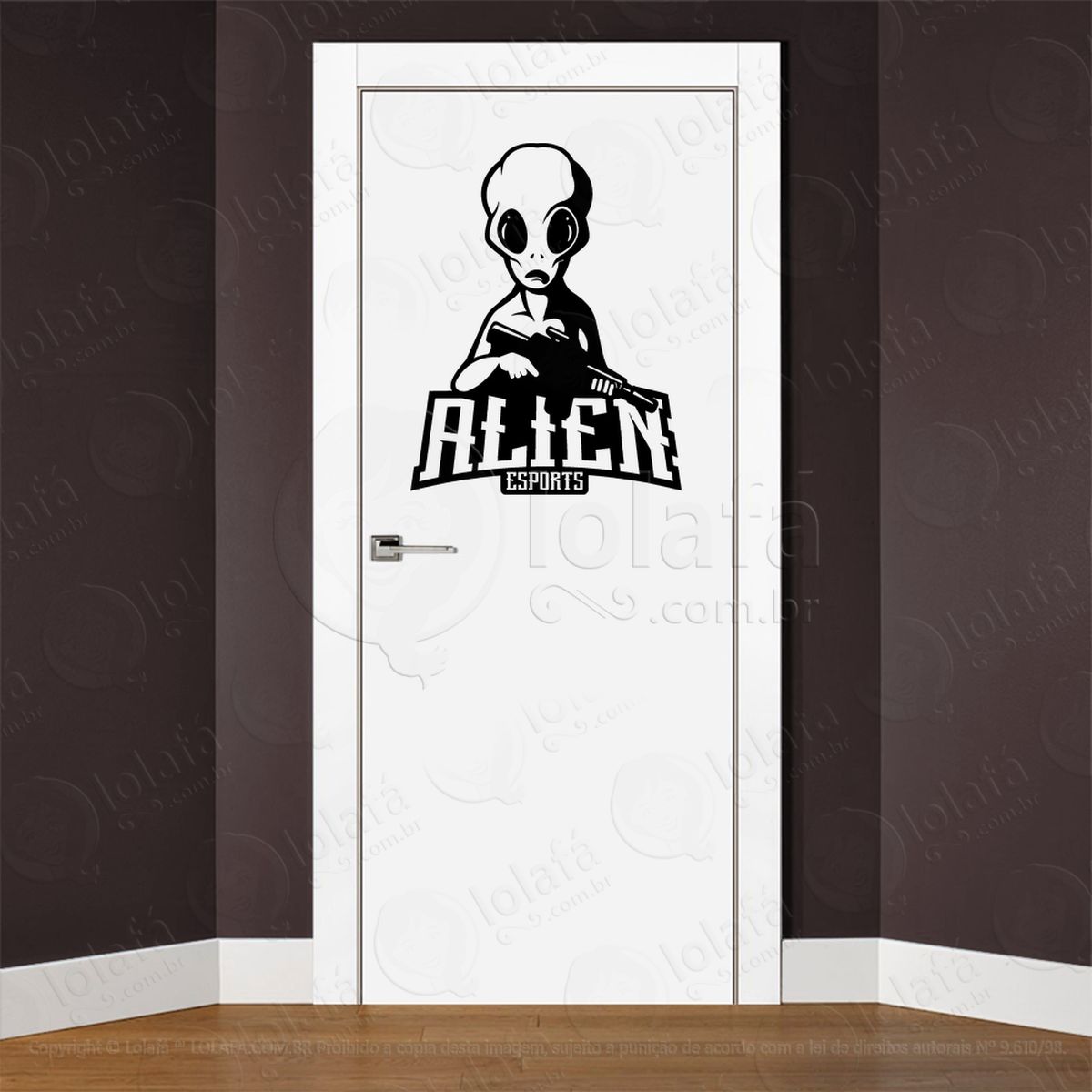 adesivo d alien 000132 2