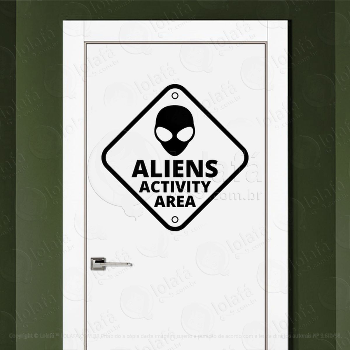 Área de atividade alienígena adesivos alienígenas intergalácticos mod:136