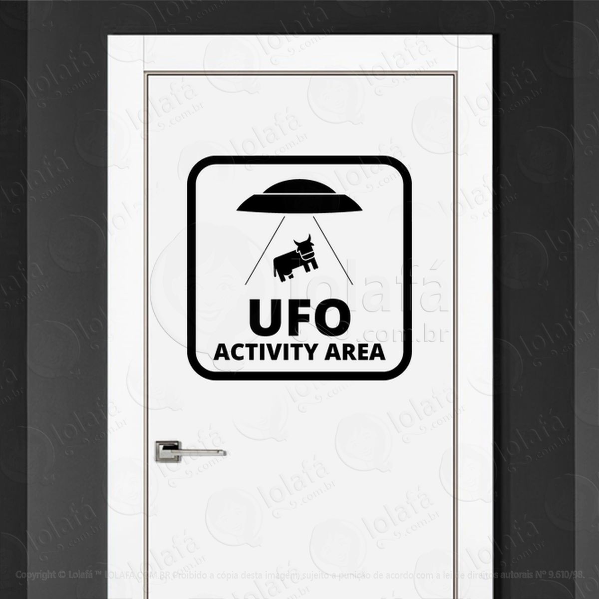 Área de atividade ufo ovnis adesivos alienígenas intergalácticos mod:151