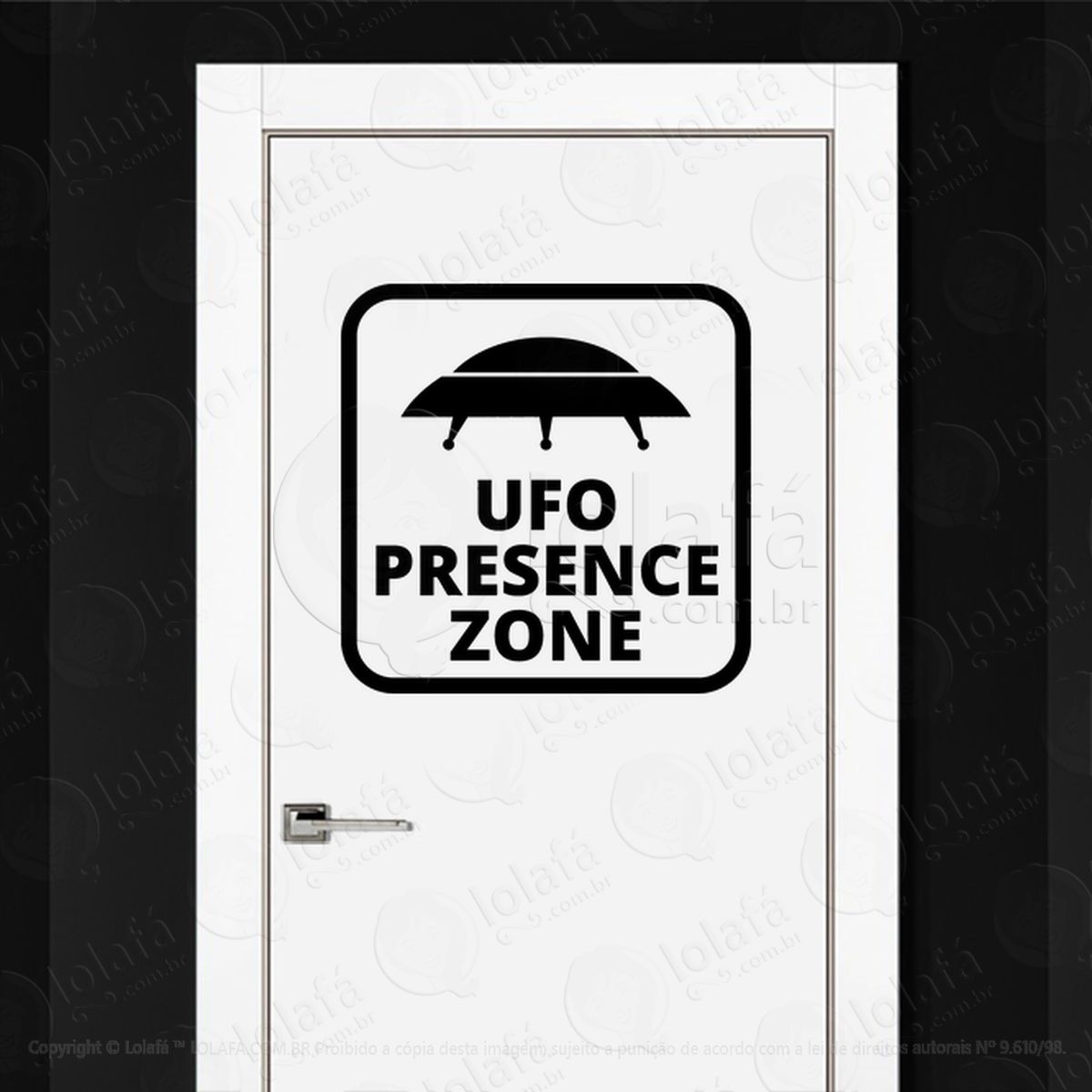 zona de presença de ovnis adesivos alienígenas intergalácticos mod:153