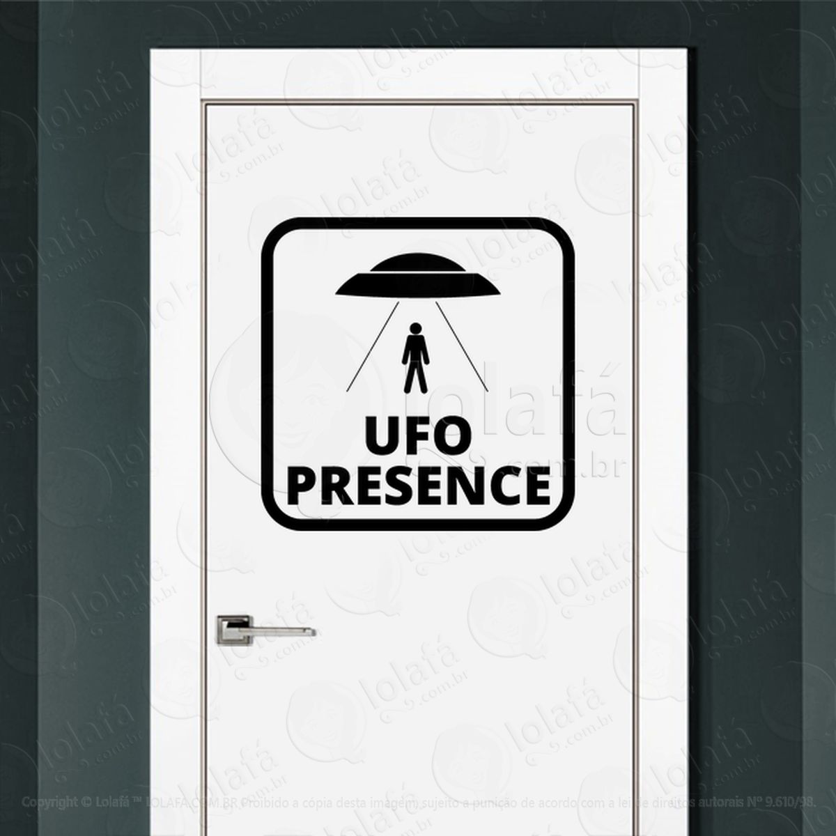 presença de ufo ovnis adesivos alienígenas intergalácticos mod:157