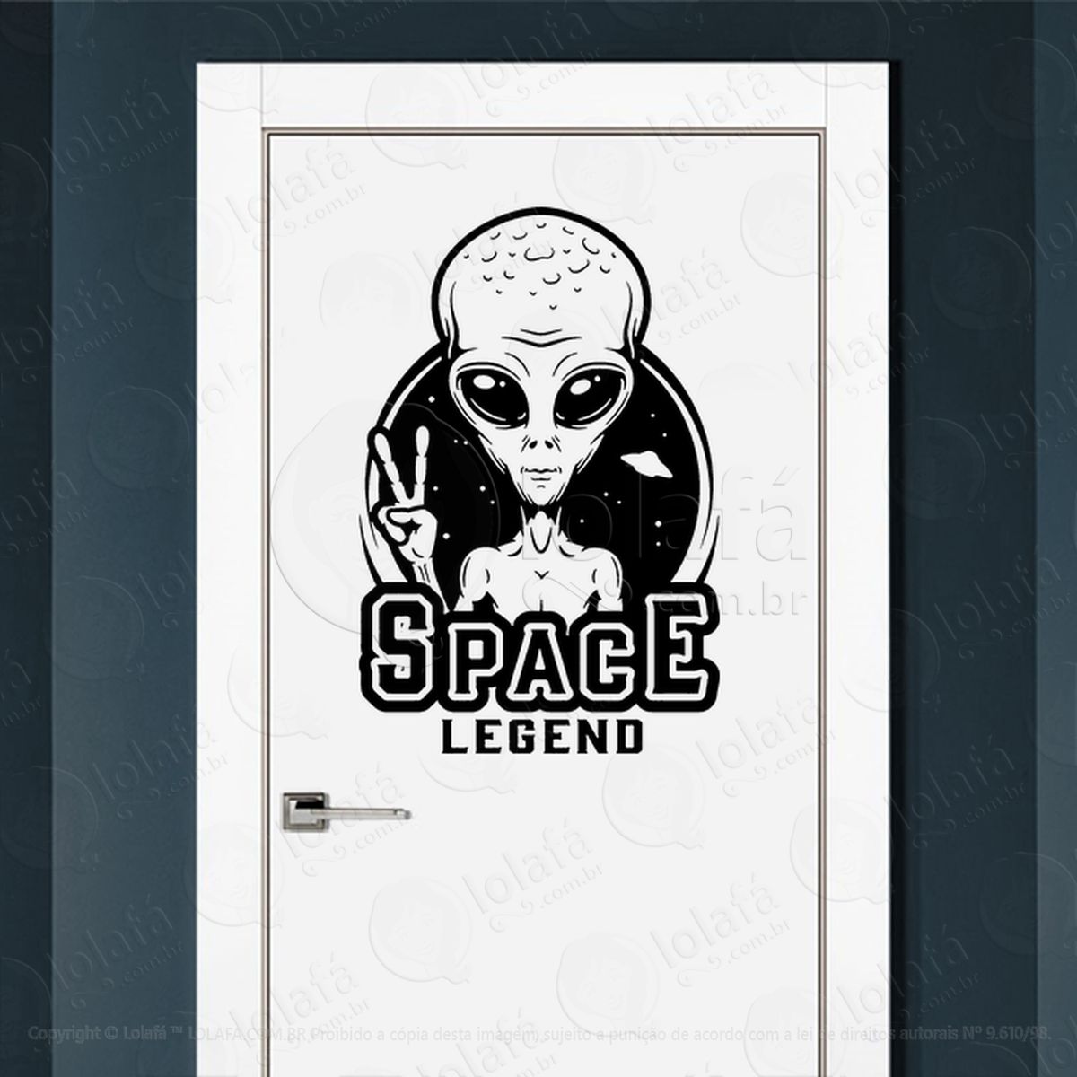 lenda do espaço adesivos alienígenas intergalácticos mod:164