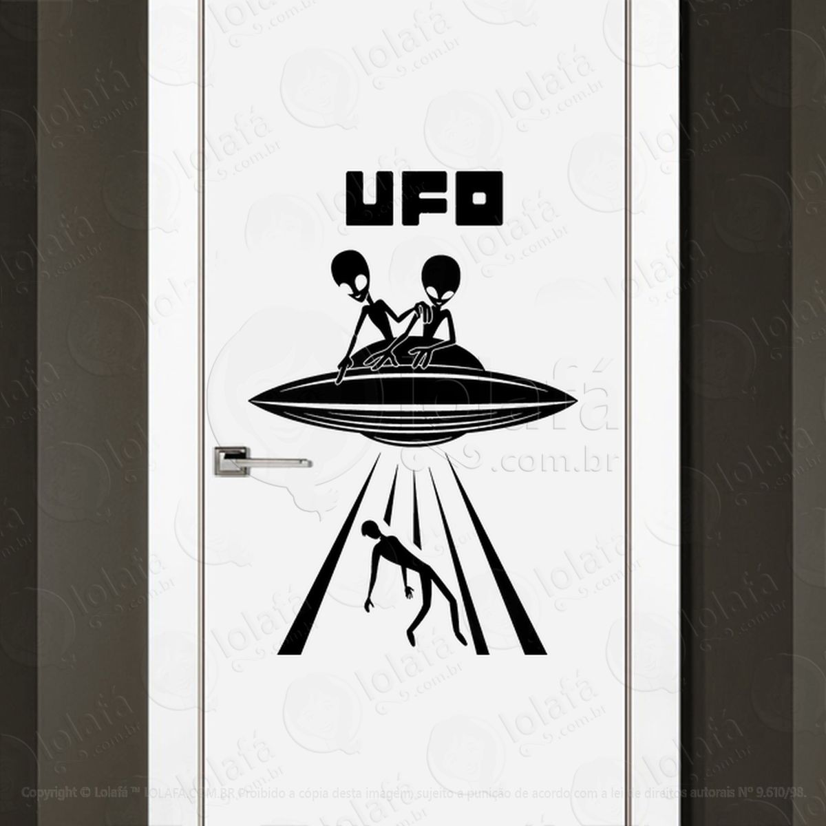 abdução ufo ovni adesivos alienígenas intergalácticos mod:228
