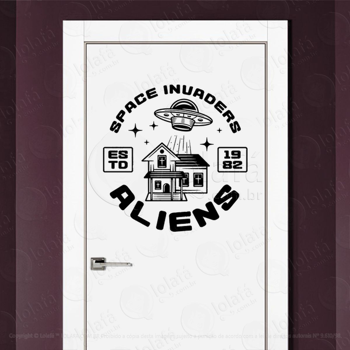 aliens invasores do espaço adesivos alienígenas intergalácticos mod:254