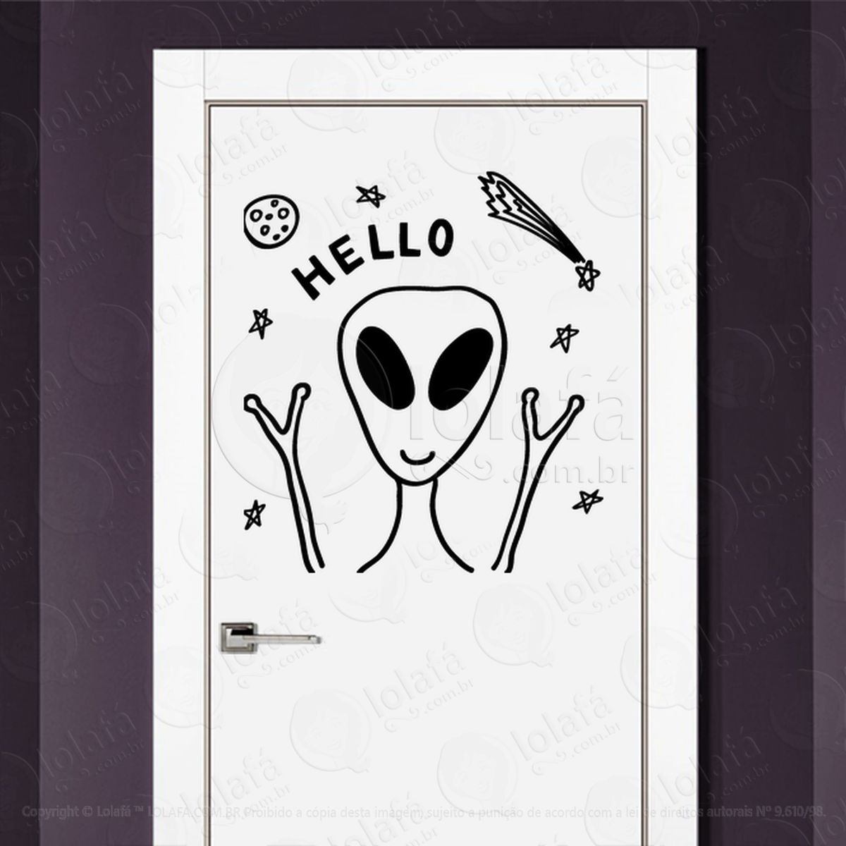 alien amigável adesivos alienígenas intergalácticos mod:266