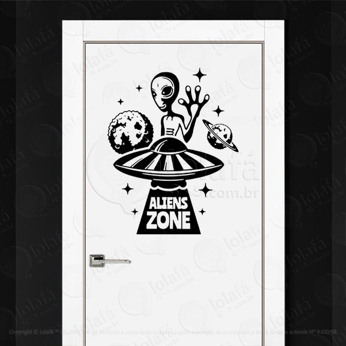 zona alienígena adesivos alienígenas intergalácticos mod:312