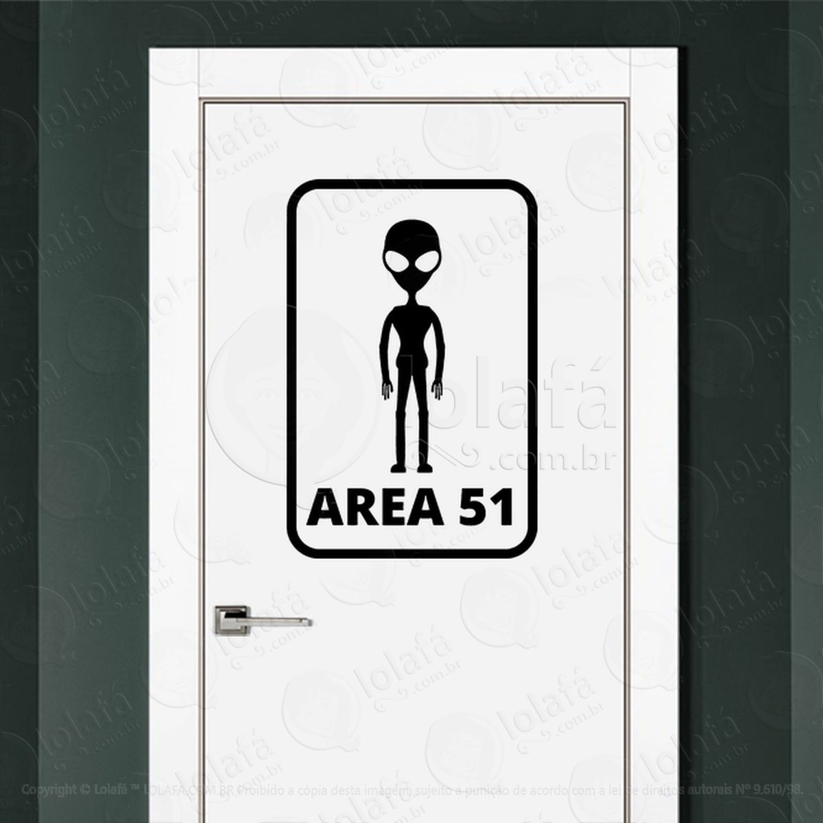 Área 51 adesivos alienígenas intergalácticos mod:327