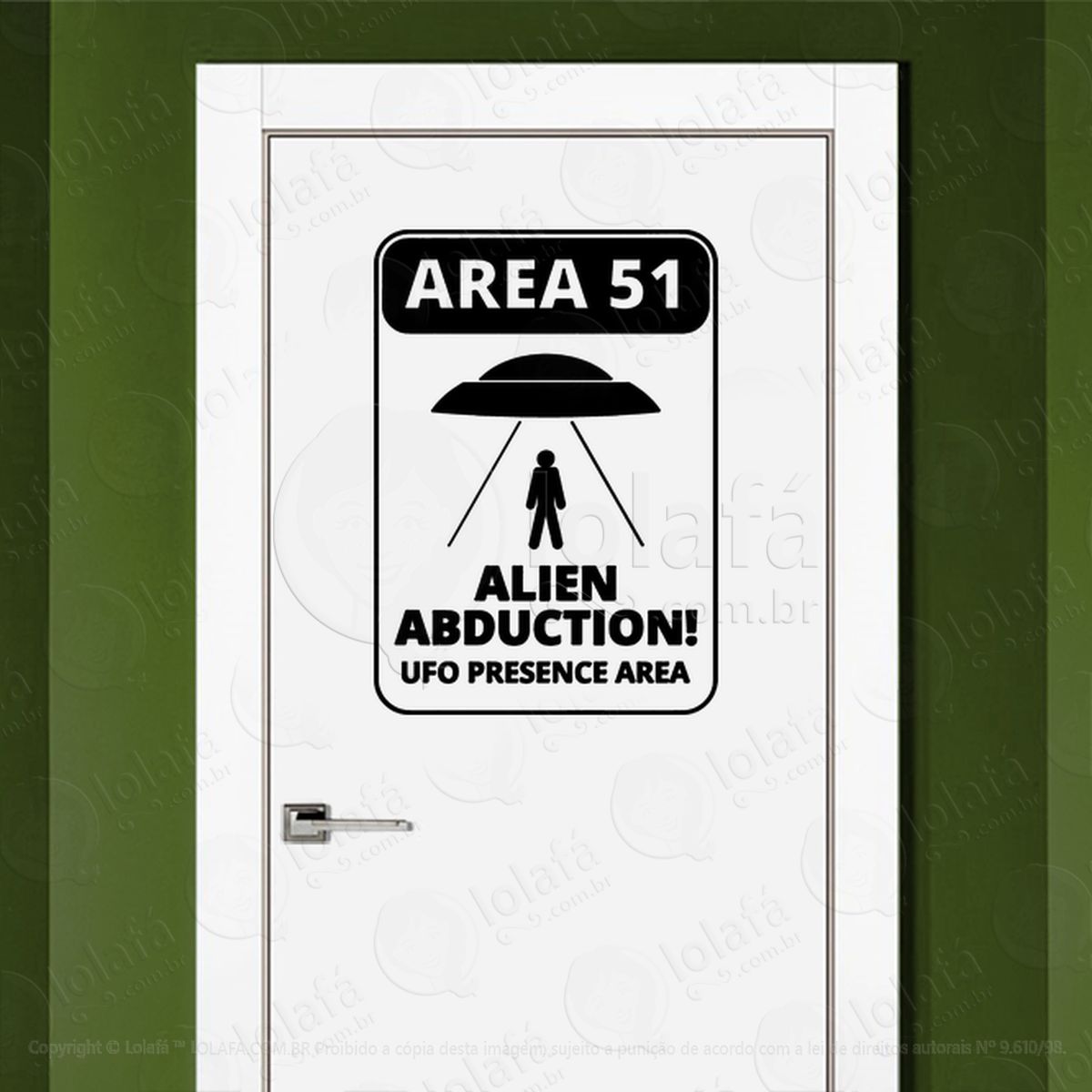 Área 51 abdução alienígena Área de presença de ovnis adesivos alienígenas intergalácticos mod:329