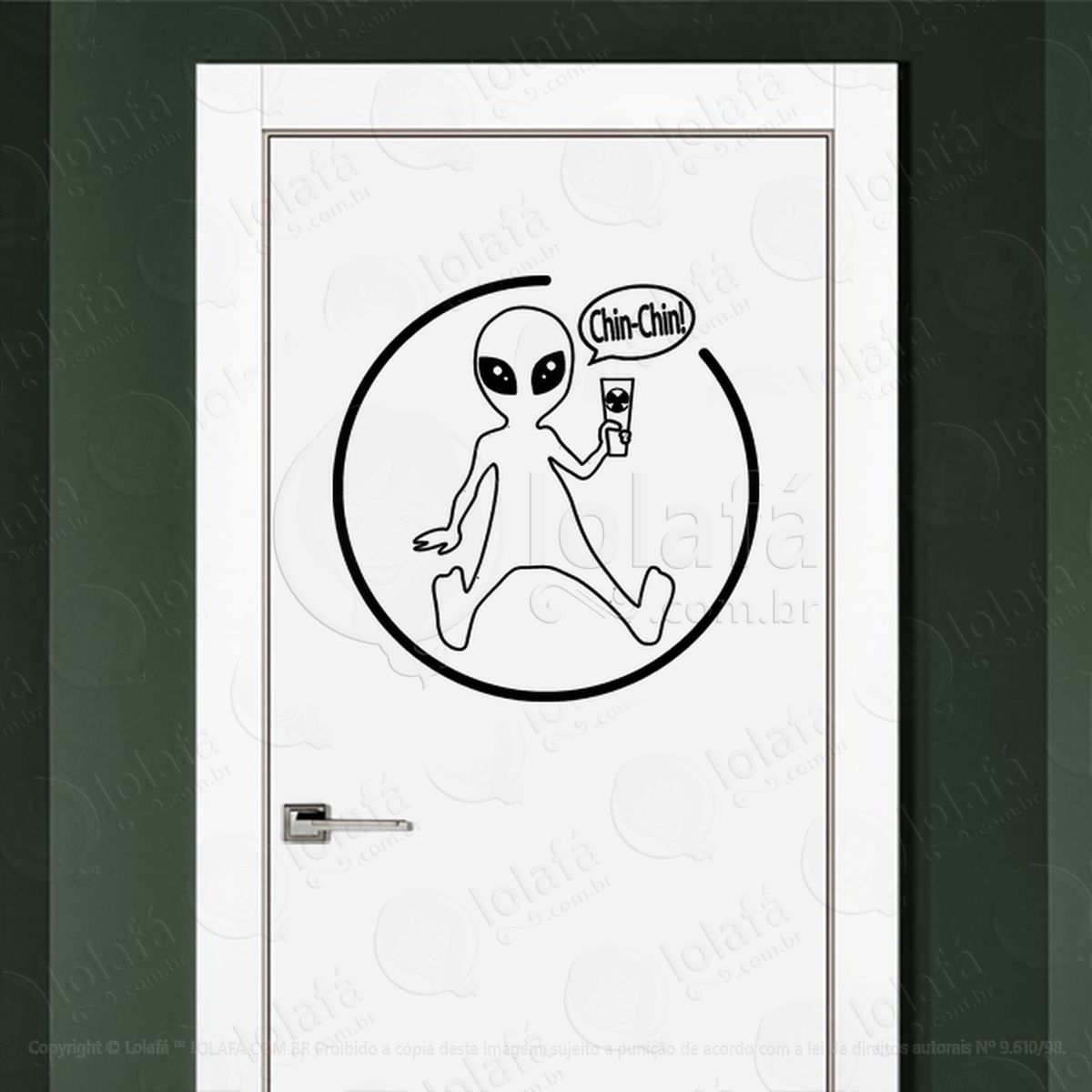 alien chin chin adesivos alienígenas intergalácticos mod:404