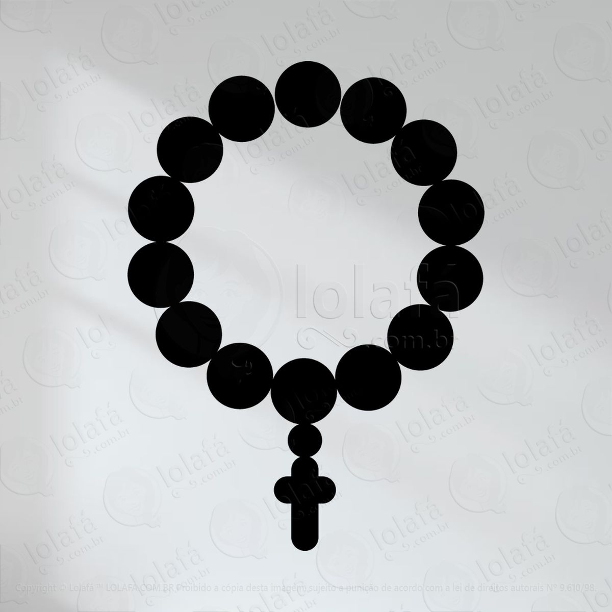 terço adesivos religiosos mod:20