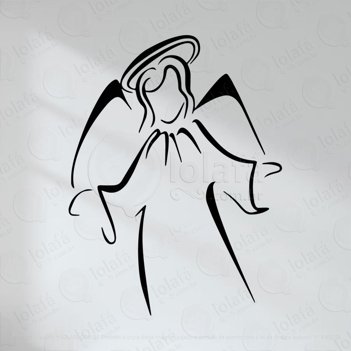anjo adesivos religiosos mod:42