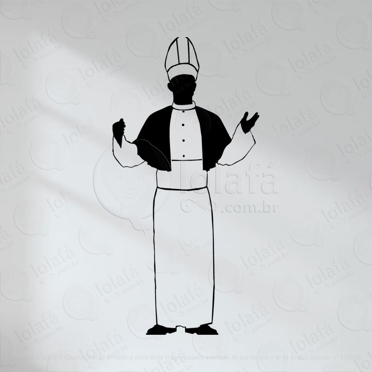 papa adesivos religiosos mod:100