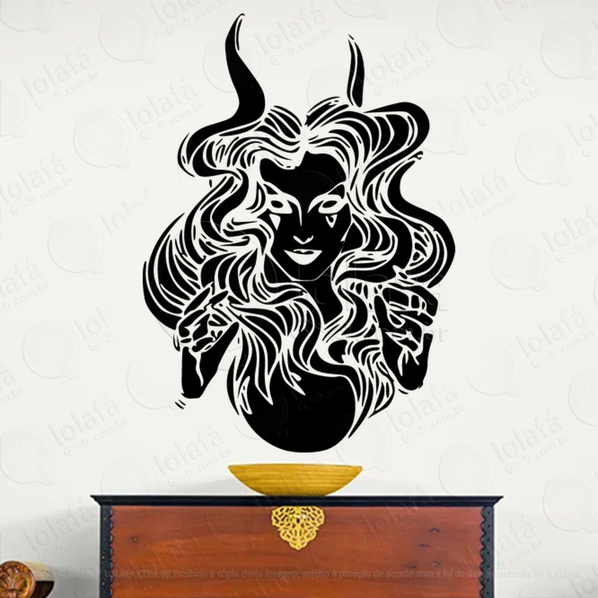 lilith adesivos para altar ocultista mod:28