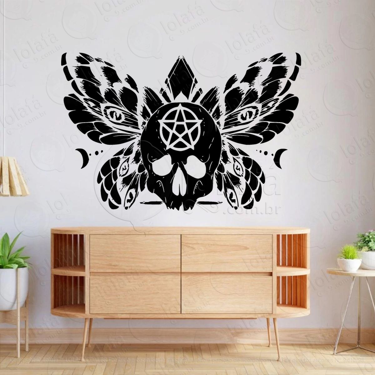 borboleta mágica da wicca magic butterfly adesivos para altar ocultista mod:29