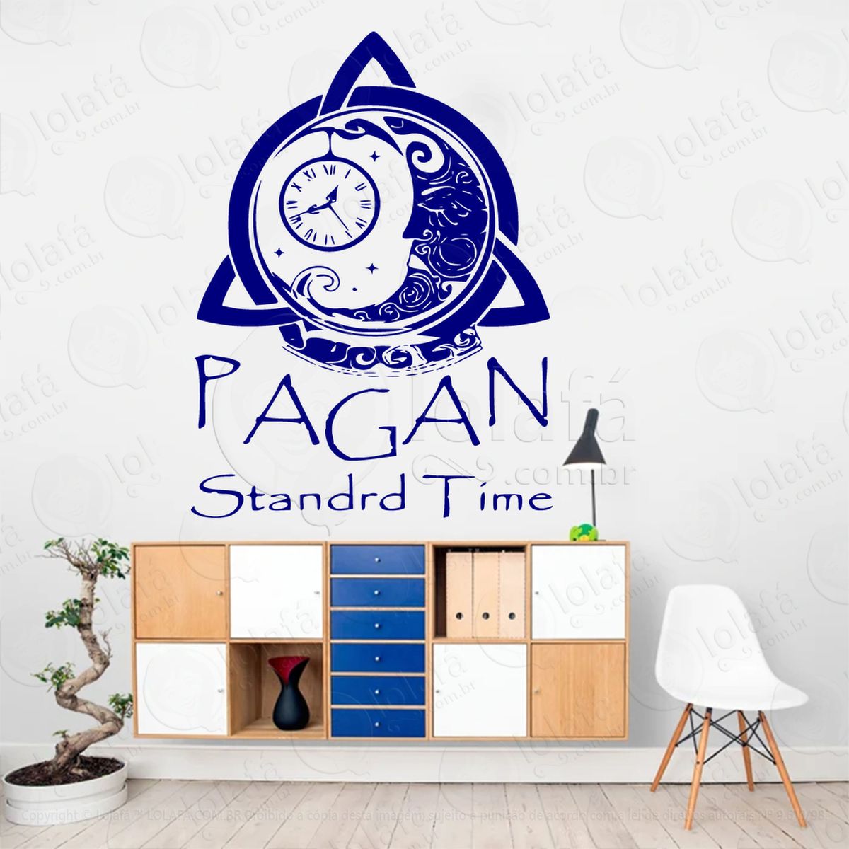 horário padrão pagão pagan standard time adesivos para altar ocultista mod:49