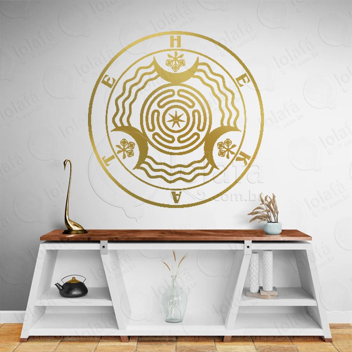 roda de hécate wheel adesivos para altar ocultista mod:51