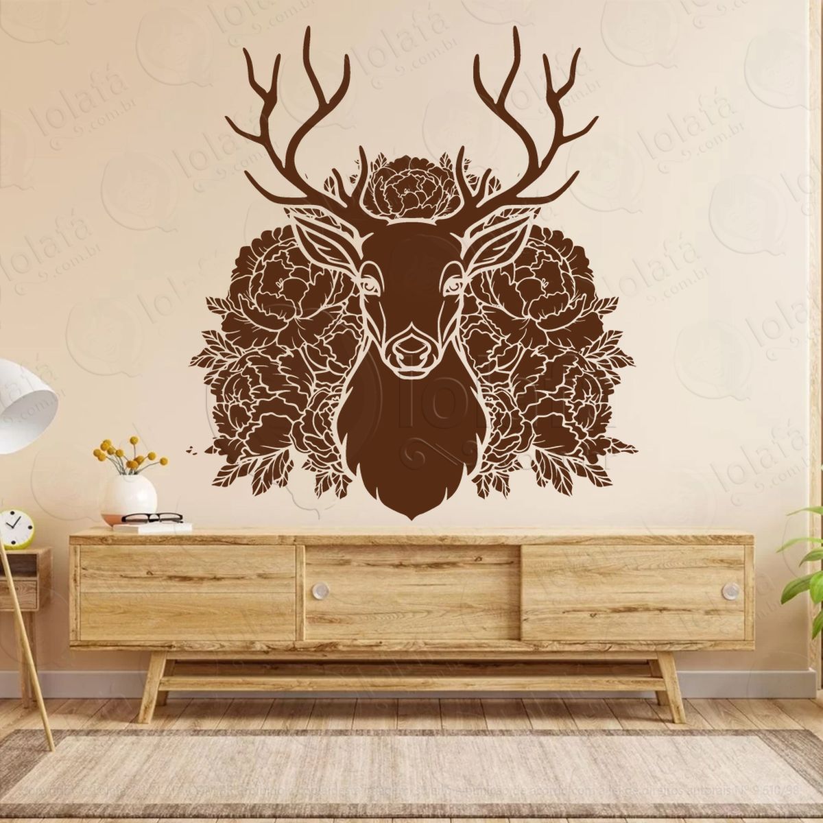 veado stag adesivos para altar ocultista mod:64