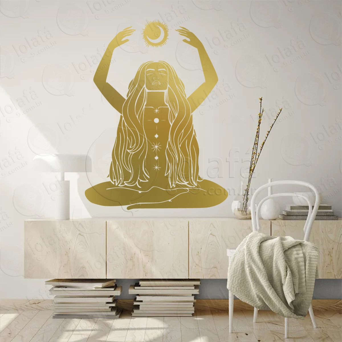 mulher lua woman moon adesivos para altar ocultista mod:80