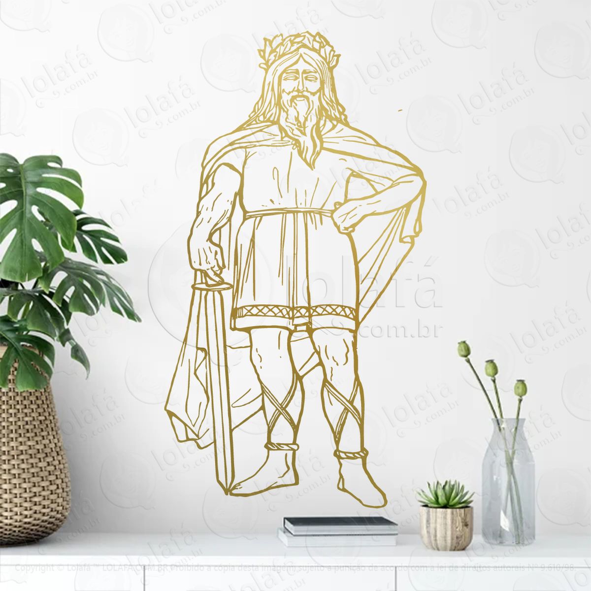 odin adesivos para altar ocultista mod:86