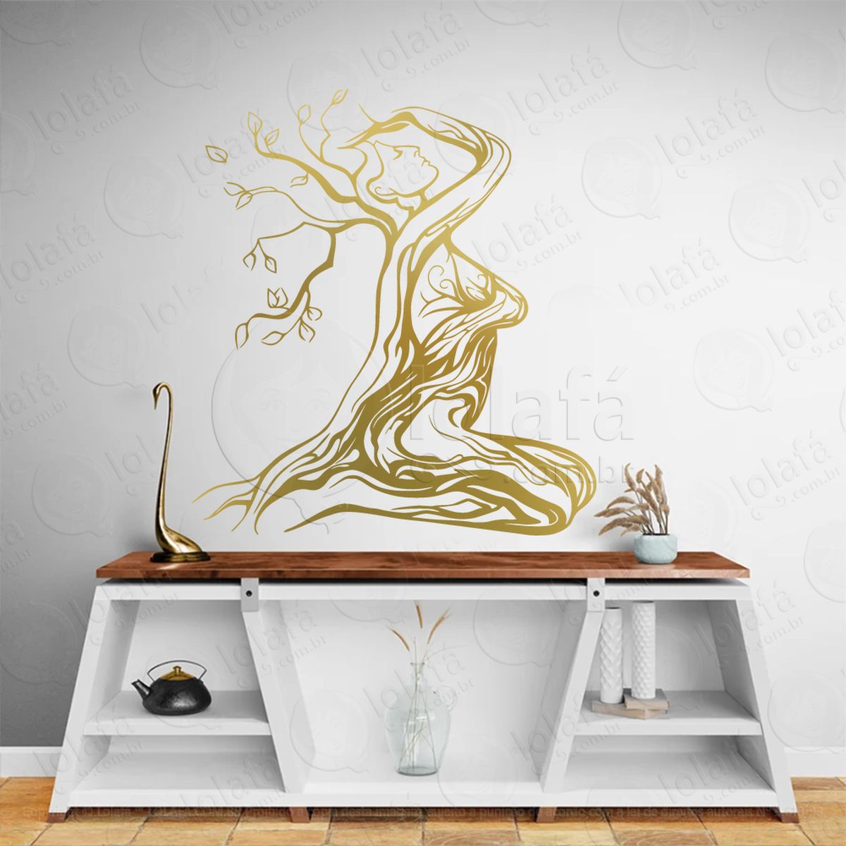 mulher Árvore tree woamn adesivos para altar ocultista mod:123