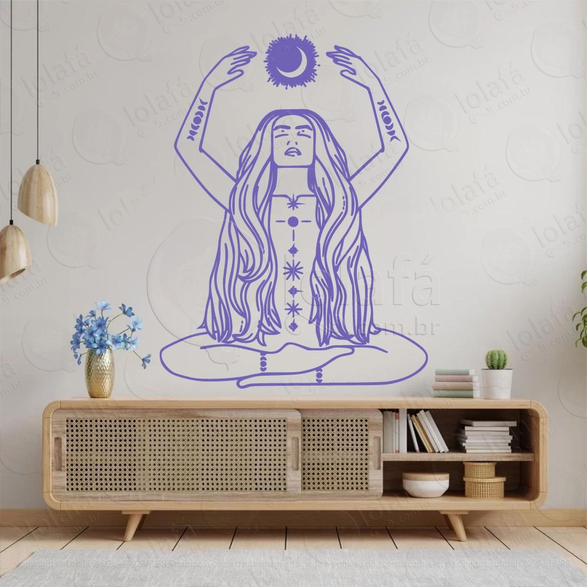 mulher lua woman moon adesivos para altar ocultista mod:143