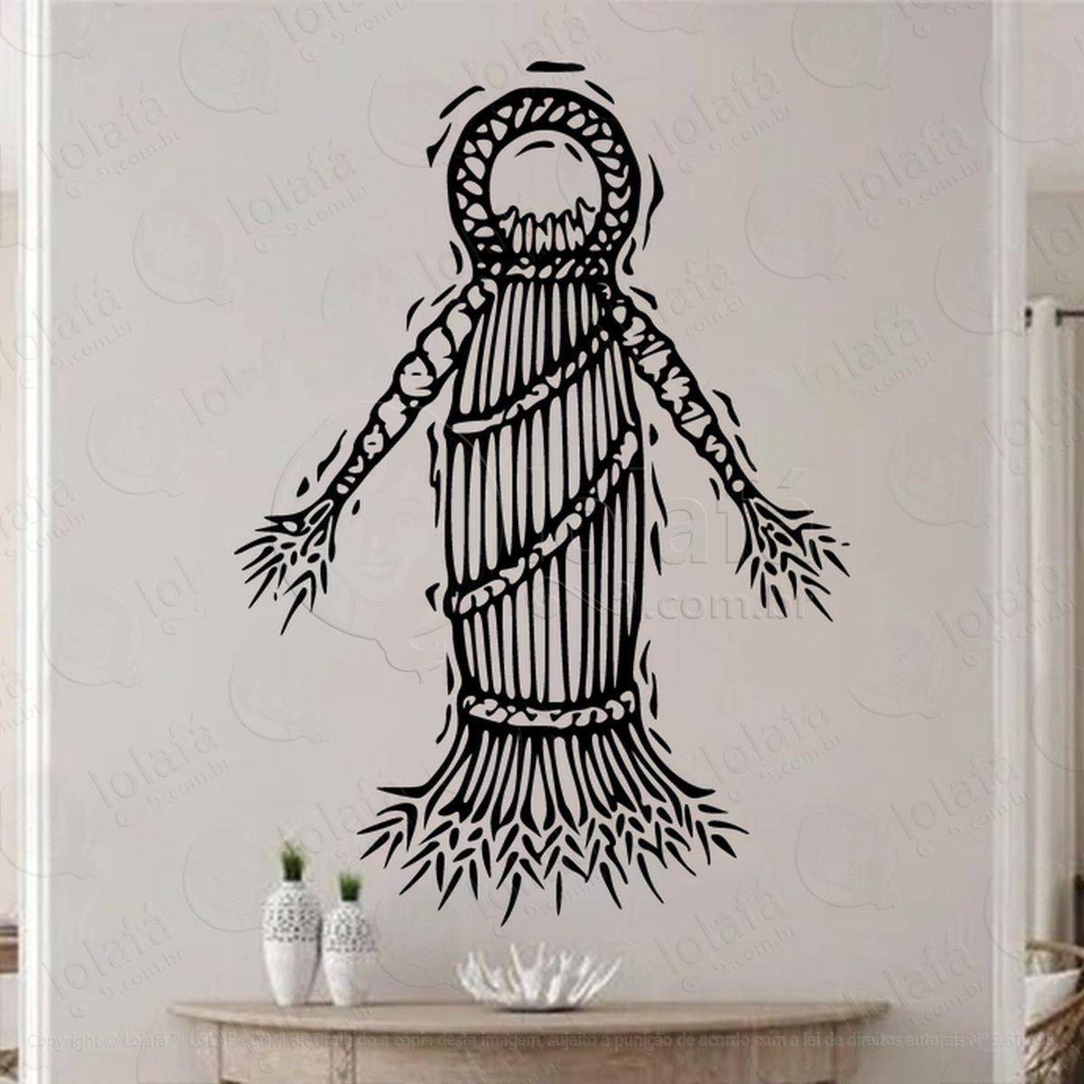 boneco de palha corn dolly adesivos para altar ocultista mod:159