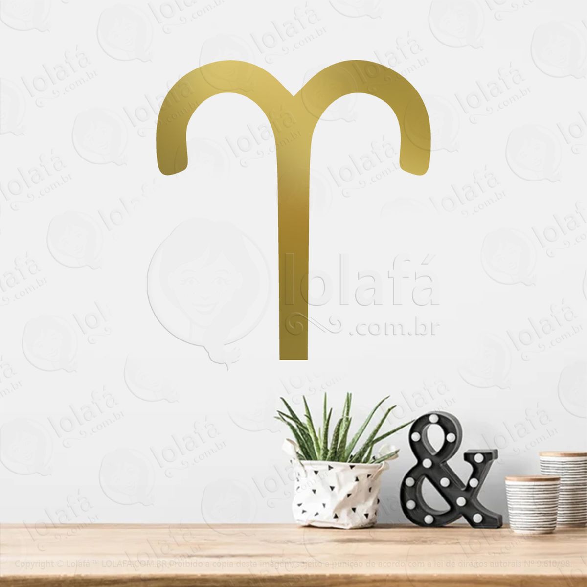 símbolo de Áries astrologia adesivos para altar ocultista mod:202