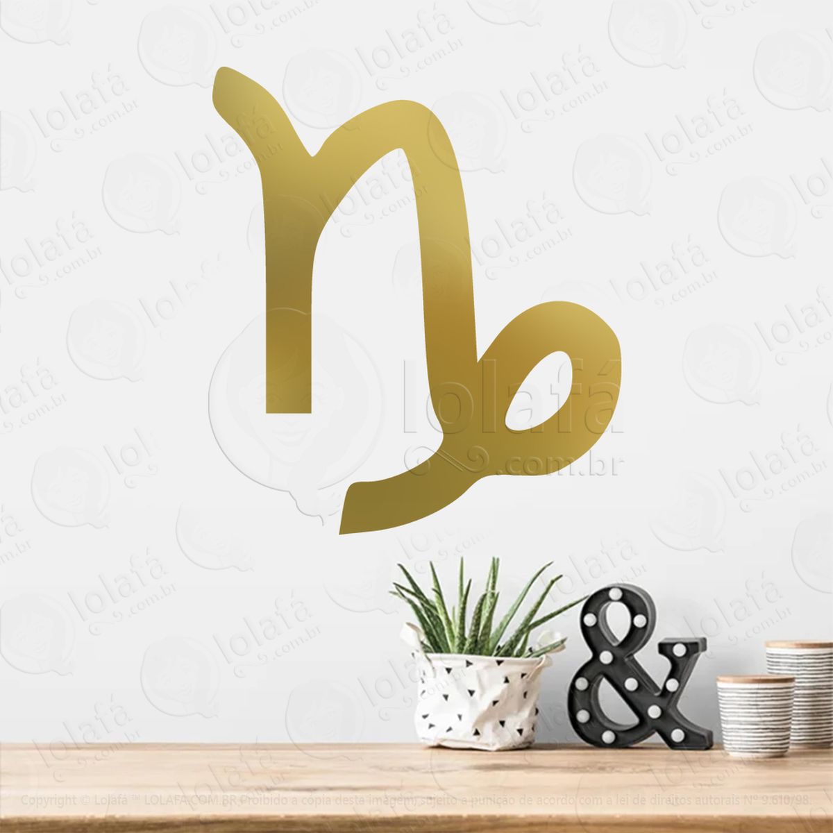 símbolo de capricórnio astrologia capricorn adesivos para altar ocultista mod:206