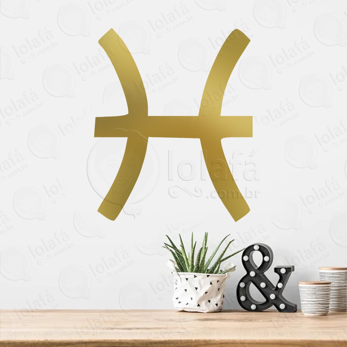 símbolo de peixes astrologia pisces adesivos para altar ocultista mod:213